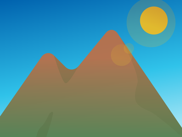 Platzhalter-Bild, zeigt eine Grafik von einem Berg, darüber Himmel und eine Sonne.